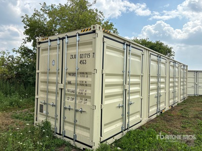 2025 40 ft High Cube Multi-Door Storage Container