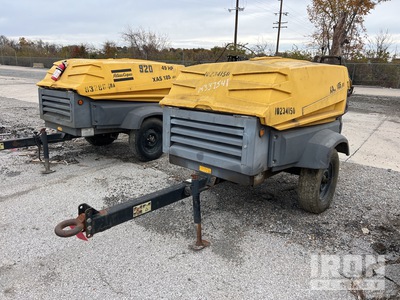 2013 Atlas Copco XAS 185 JD7 PE 185 cfm Mobile Compresor de aire