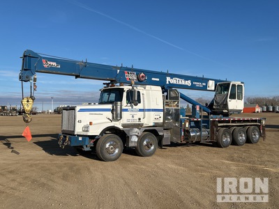 WBM WHL45TC77 80000 lb Straight Boom on 2012 Western Star 4900 10x6 Twin-Steer Sleeper Boom Truck