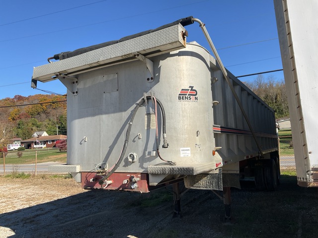 1999 Benson A3060S50 30 ft T/A Aluminum End Dump Trailer