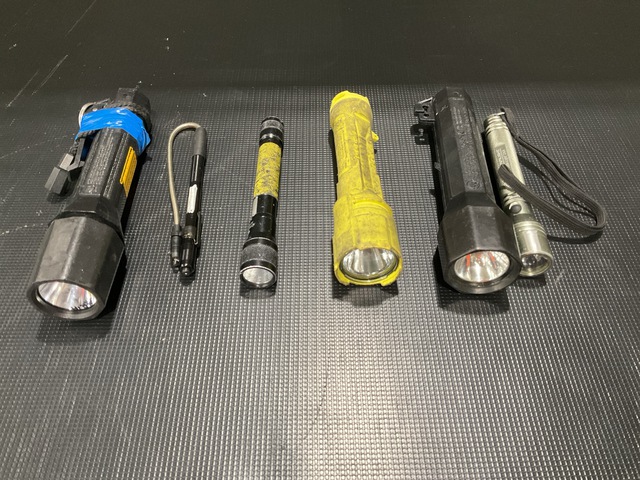 (65) Assorted Flashlights