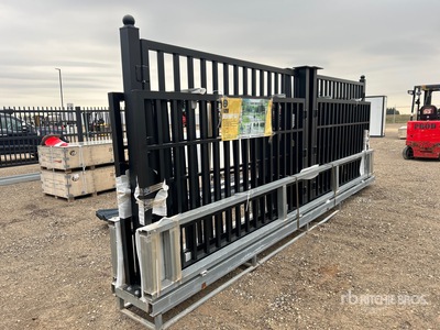 2025 Suihe NFG-20FB-3 20 ft x 6 ft 9 in Wrought Iron Cancello