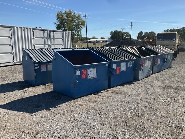 (10) Recycle Dumpsters (10) Recycle Dumpsters