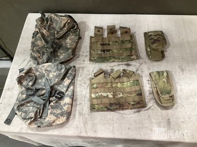 (80) Sustainment Pouches, (27) M4 Three Mag Pouches & Assorted Items