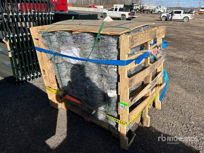 Quantity of (48) Rolls Barbed Wire (Unused)