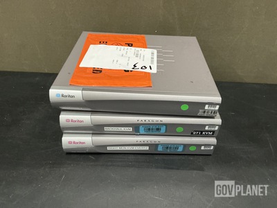 (3) Raritan Paragon Switches