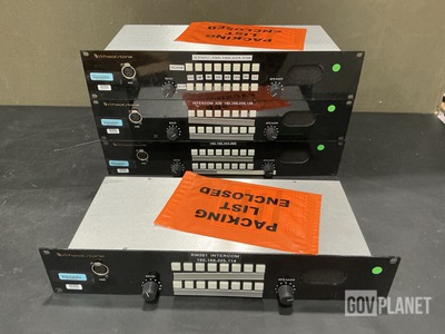 (4) Wheatstone Intercom Controllers