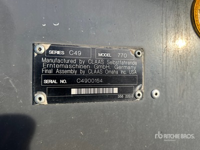 2012 Claas Lexion 770 Combine Harvester