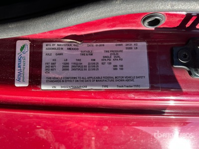 2019 International LT625 6x4 Tracteur Routier Couchette