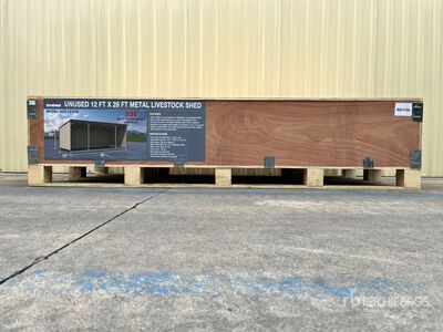 2025 Rhino AGR-LS1228 28 ft x 11 ft Metal Corral (Unused)