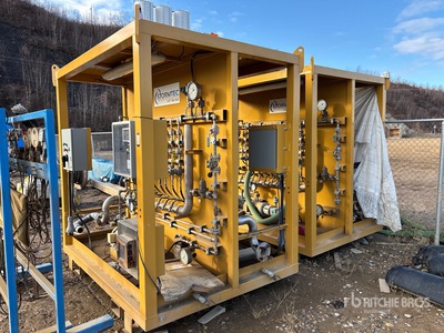 Quantity of (2) Stormtec Pressure Testing Skids ادوات صناعية متنوعة