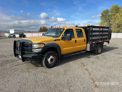2012 Ford F-450 XL 4x2 Crew Cab 平台トラック
