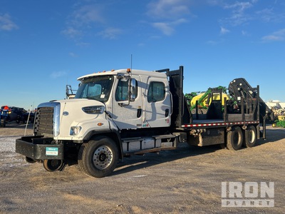 2015 Hiab 244EP-4 HIDUO 18800 lb Knuckle Boom on 2017 Freightliner 108SD 6x4 Crew Cab Hi-Rail Boom Truck