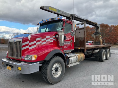 USTC Crane M-26 7.5 ton Straight Boom on 2017 International 5900i Eagle 6x4 Boom Truck