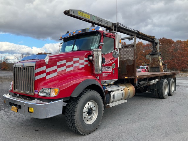 USTC Crane M-26 7.5 ton Straight Boom on 2017 International 5900i Eagle 6x4 Boom Truck USTC Crane M-26 7.5 ton Straight Boom on 2017 International 5900i Eagle 6x4 Boom Truck