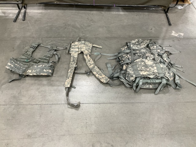 (47) Large Field Packs, (76) Fighting Load Carriers & (70) Frame Shoulder Straps