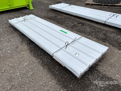 Quantity of (100) 3 ft x 10 ft Galvalume Corrugated Steel Sheets (Unused)