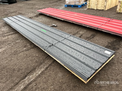 Quantity of (80) 3 ft x 16 ft Galvalume Corrugated Steel Sheets (Unused)