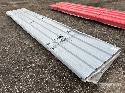 Quantity of (110) 3 ft x 16 ft Galvalume Corrugated Steel Sheets (Unused)
