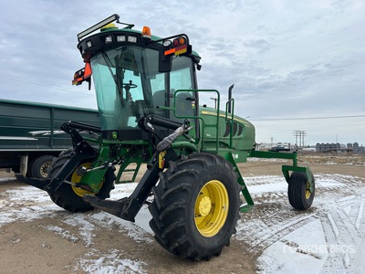 2015 John Deere W150 35 ft Swather Windrower