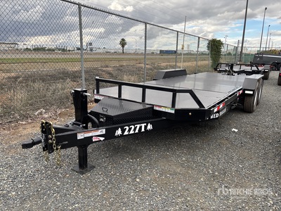 2026 Industrias America 227T 22 ft T/A Tilt Deck Trailer (Unused)