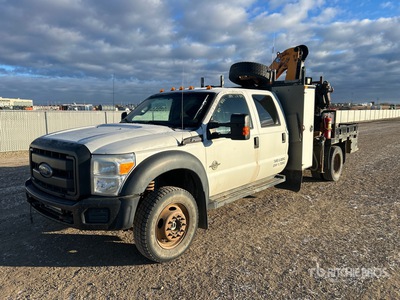 2013 Effer 65/45 2282 kg Knuckle Boom on 2013 Ford F-550 XL 4x4 Crew Cab Kranwägen