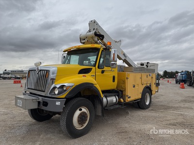 2008 Altec TA40 41 ft on 2012 International 7300 4x4 Cable Placer Bucket Truck