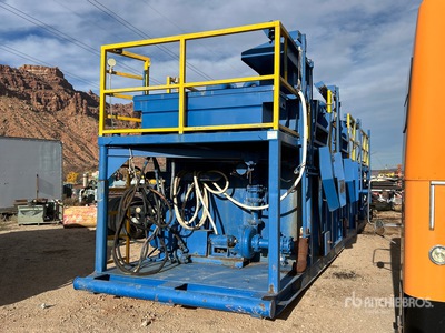 112 bbl Open Top Skid-Mounted Schlammtank