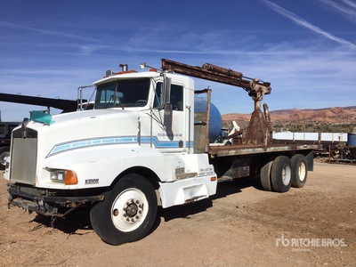 1990 Kenworth T4 Flatbed Truck (Inoperable)