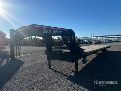 2024 Trailmaxx 12000 lb 40 ft T/A Gooseneck Remorque à plateau