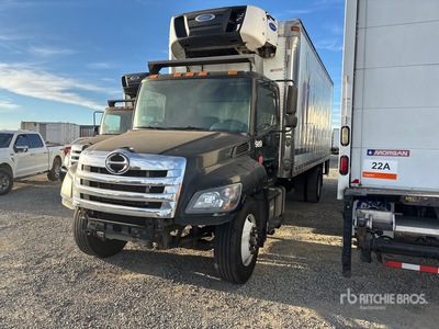 2015 Hino 268 4x2 Refrigerated Truck (Inoperable)