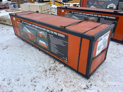 TMG ST3041CV x PVC FABRIC CONTAINER PEAK ROOF SHELTER (Unused)