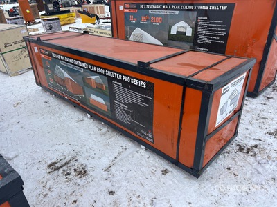 TMG ST3041CV x PVC FABRIC CONTAINER PEAK ROOF SHELTER (Unused)