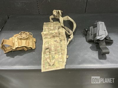 (7) Tactical Assault Panels, (18) Tactical Holsters & (30) Pistol Holsters