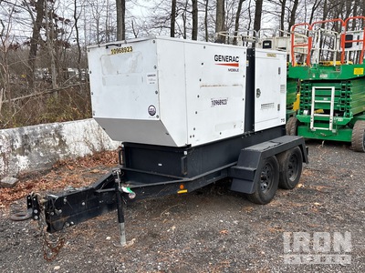 2019 Generac MMG75DF4 60 kW Mobile Generador