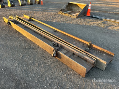 Quantity of (2) 18 ft. I-Beam Yard Drags