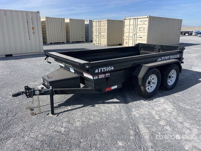 2026 Industrias America FT510 10 ft T/A Nutzkippanhänger (Unused)
