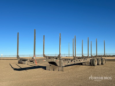 2014 BWS 53LD3X3T BG 53 ft Tri/A Hayrack Remolque de troncos