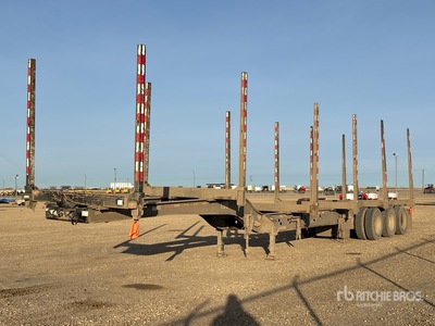 2018 Doepker 53 ft Tri/A Hayrack Remolque de troncos