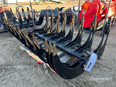 2025 GIYI GYCLG72C 72 in Skeleton Skid Steer Grapple