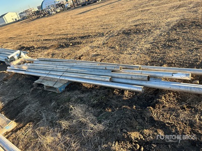 Quantity of (14) Lengths of 3 in Stainless Steel Pijp