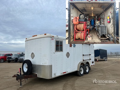 16 ft T/A Pressure Washer/Boiler Enclosed Trailer