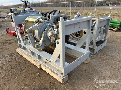 Quantity of (2) Thern TA5-24AX1 18000 lb Pneumatic Winch