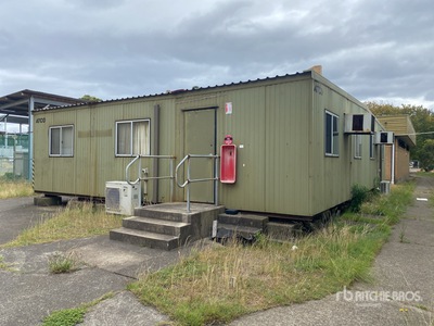 3 Unit 12 m x 3 m Skid-Mounted Mobile Office