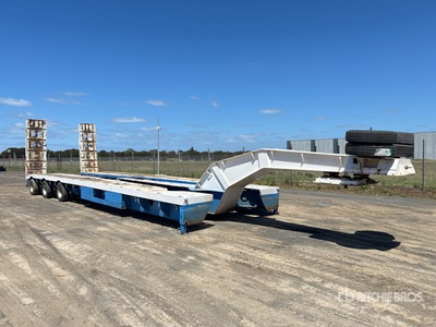 2007 MTE 3 Rows of 8 Hydraulic Widening Rimorchio ribassato