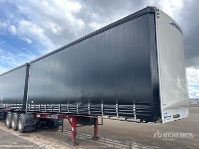 2019 7.4 m Tri/A B-Double Lead Rimorchio centinato