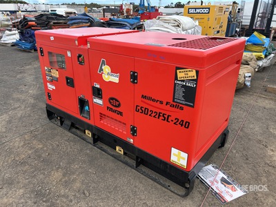 2025 Multiquip GSD22FDC-240 20 kVA Skid-Mounted Generator Set (Unused)