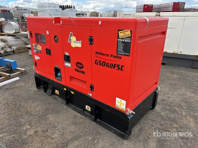 2025 Multiquip GSD60FSC 55 kVA Skid-Mounted Generator Set (Unused)