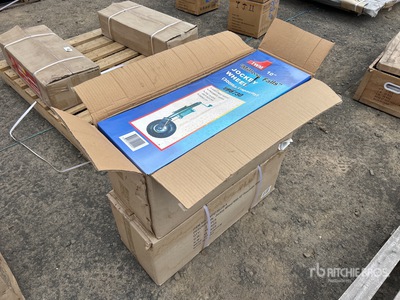 Quantity of (4) Multiquip 10 in Swing Up Jockey Wheel (Unused)