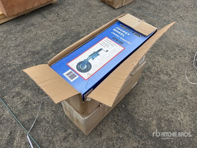 Quantity of (4) Multiquip 10 in Swing Up Jockey Wheel (Unused)